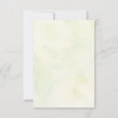 Grüne Wälder Hochzeit verzögert Ankündigung (Rückseite)