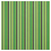 Grüne, waldgrüne, blassgoldene und schwarze Linien Stoff (Muster)