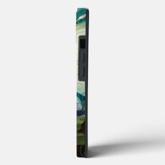 Grüne Waldlandschaft Faiasy Art Case-Mate iPhone Hülle (Rückseite / Links)