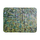 Grüne Waldmalerei Magnet (Horizontal)