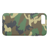Grüne Waldtarnung Case-Mate iPhone Hülle (Rückseite (Horizontal))