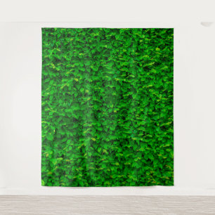 Grüne Wand Garten Waldparty Hintergrund Wandteppich