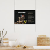 Grüne Wand-Poster von Fiddler Poster (Küche)