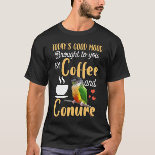 Grüne Wange für guten Kaffee und Konfitüre T-Shirt