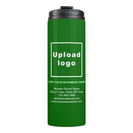 Grüne Wärmeleiter Thermosbecher (Vorderseite)