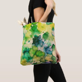Grüne Wasserfarbe Fusion Tasche (Von Nahem)