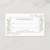 Grüne Wasserfarbe Karte (Vorderseite)