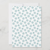 Grüne Wasserfarbe Kinderdusche Einladung (Rückseite)