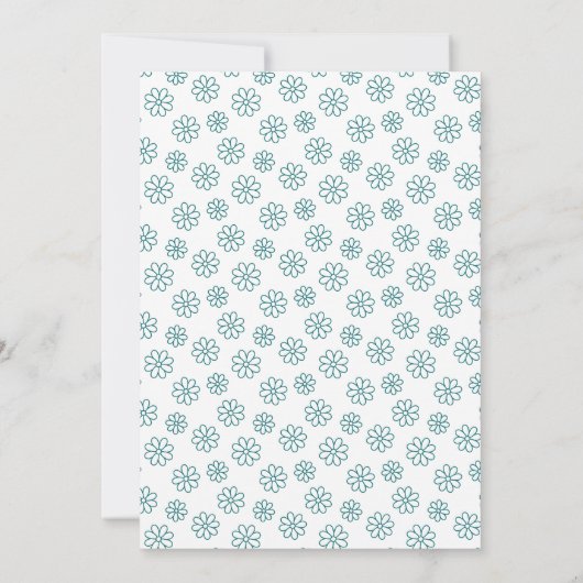 Grüne Wasserfarbe Kinderdusche Einladung (Rückseite)