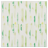 Grüne Wasserfarbe Pinselstriche Muster Stoff (Nahaufnahme)