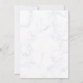 Grüne Wasserfarben Minimalistische Hochzeit Einladung (Rückseite)