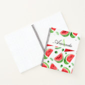 Grüne Wassermelone Seepromenade Notizblock (Innenseite)
