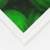 Grüne Wassermelonen-Bubble-Gum-Muster-Fliesblanket Fleecedecke (Ecke)