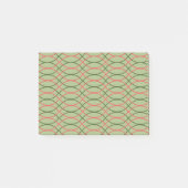 Grüne Waves Post-it Klebezettel (Vorderseite)