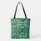Grüne Waves Tasche (Rückseite)
