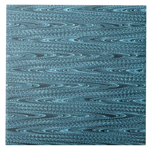 Grüne Wavy Decorative Keramik Tile Fliese (Vorderseite)