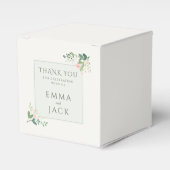 Grüne, weich, rosa, hellgrüne Namen Geschenkschachtel (Vorderseite)