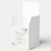 Grüne, weich, rosa, hellgrüne Namen Geschenkschachtel (Geöffnet)