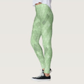 Grüne weiche, farbenfrohe Leggings (Links)