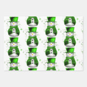 Grüne Weihnachten Geschenkpapier Set (Vorderseite 2)