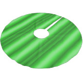 Grüne Weihnachten Polyester Weihnachtsbaumdecke (Schrägansicht)