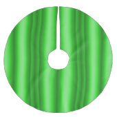 Grüne Weihnachten Polyester Weihnachtsbaumdecke (Vorderseite)