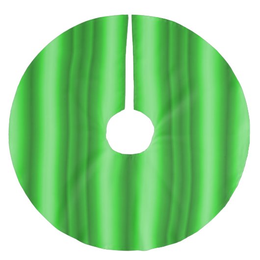 Grüne Weihnachten Polyester Weihnachtsbaumdecke (Vorderseite)