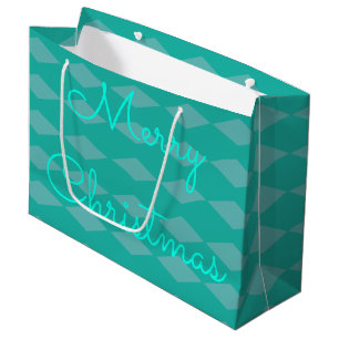 Grüne Weihnachts-Tasche großes Geschenktüte
