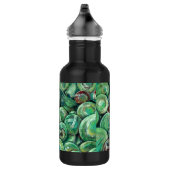 Grüne Weihnachtsbälle Edelstahlflasche (Rechts)