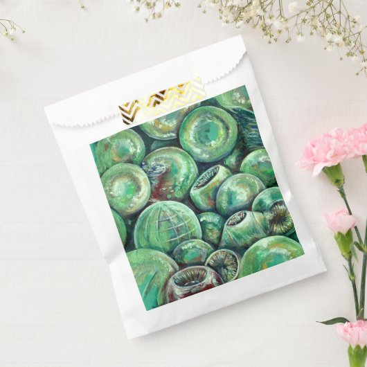 Grüne Weihnachtsbälle Geschenktütchen (Versiegelt)