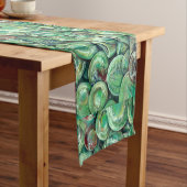 Grüne Weihnachtsbälle Kurzer Tischläufer (Beispiel)