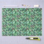 Grüne Weihnachtsbälle Seidenpapier (Handwerk)