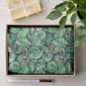 Grüne Weihnachtsbälle Seidenpapier (Geschenk)
