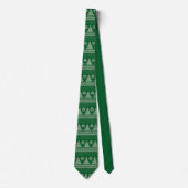 Grüne Weihnachtsbaum Krawatte (Vorderseite)