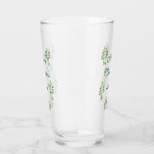 Grüne Weihnachtsbaum Rote Kirsche frohe Weihnachts Glas (Rechts)