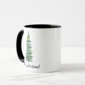 Grüne Weihnachtsbaum Tasse (Vorderseite Links)