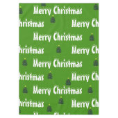 Grüne Weihnachtsbäume Tischdecke (Vorderseite)