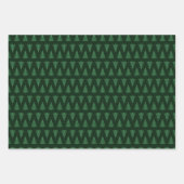 Grüne Weihnachtsbaume und botanische Blätter (Vorderseite 2)