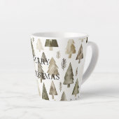 Grüne Weihnachtsbaumen Milchtasse (Rechte Ecke)