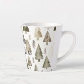 Grüne Weihnachtsbaumen Milchtasse (Rechts)