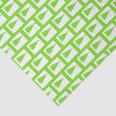 Grüne Weihnachtsbaumen Seidenpapier (Detail)