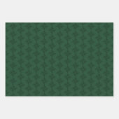 Grüne Weihnachtsbaumschmuck und Weihnachtsgeschenk Geschenkpapier Set (Vorderseite 3)