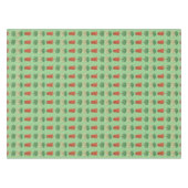 Grüne Weihnachtsbeige Topiary Tablecloth Tischdecke (Vorderseite (Horizontal))