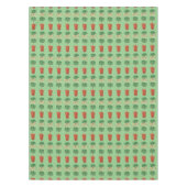 Grüne Weihnachtsbeige Topiary Tablecloth Tischdecke (Vorderseite)