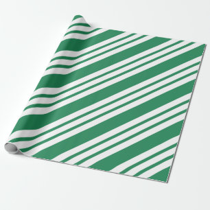 Grüne Weihnachtsbonbon-Pfefferminz-Verpackungspapi Geschenkpapier