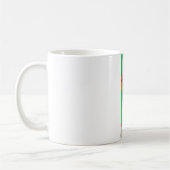 Grüne Weihnachtsemoji Kaffeetasse (Links)