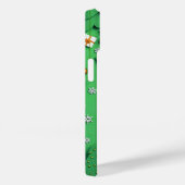 Grüne Weihnachtsgeschichte mit Schneeflocken Case-Mate iPhone Hülle (Rückseite / Rechts)