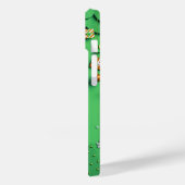 Grüne Weihnachtsgeschichte mit Schneeflocken Case-Mate iPhone Hülle (Rückseite / Links)