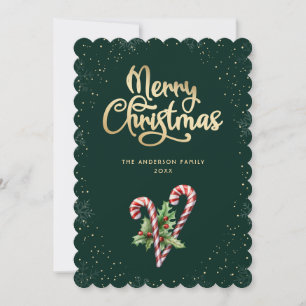 Grüne Weihnachtskekse-Holly-Beeren Weihnachten