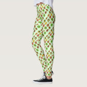 Grüne Weihnachtskekse Leggings (Links)